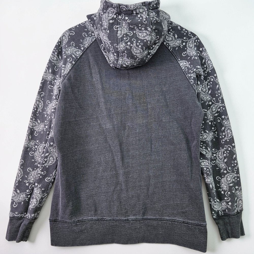 Hooey Hoodie Rope Like A Girl Paisley Women's Large Gray‎ Western Pullover Rodeo - Picture 3 of 11